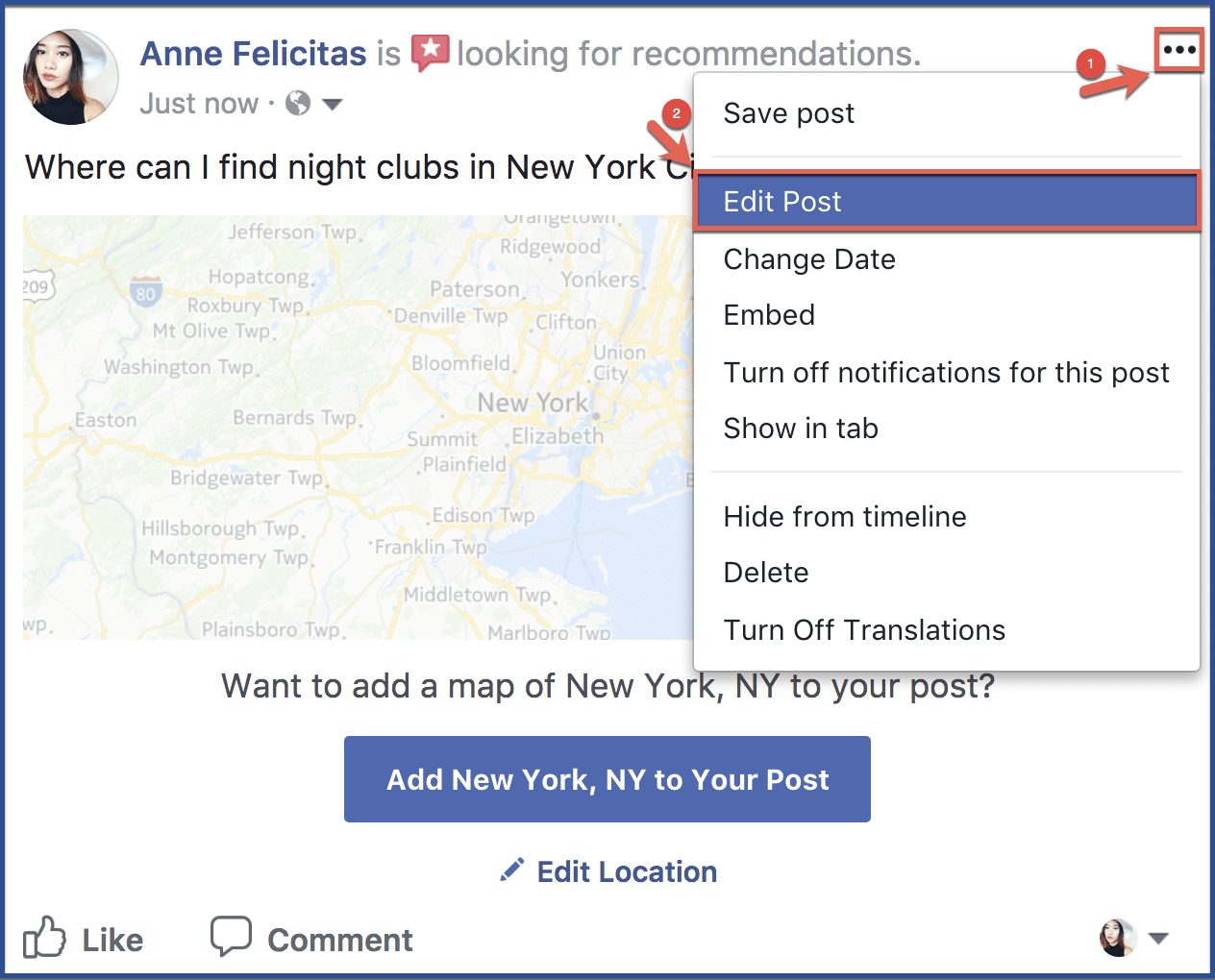 Facebook's Recommendation Feature Leads Customers Directly to Your