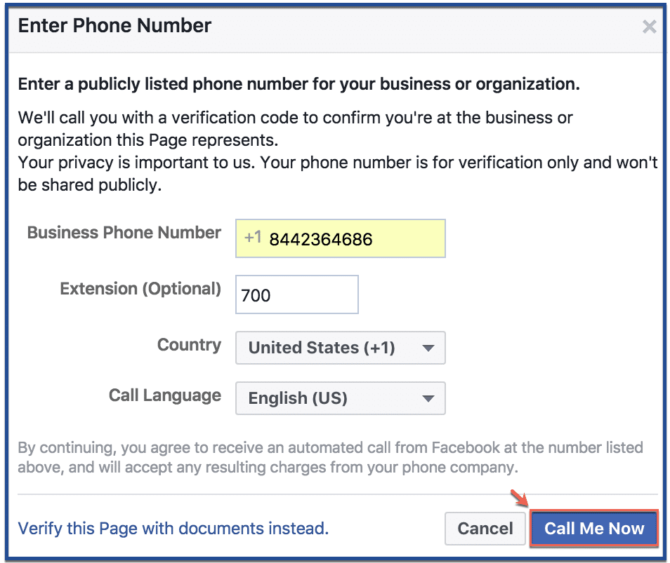 Facebook: Enter Verified Accounts