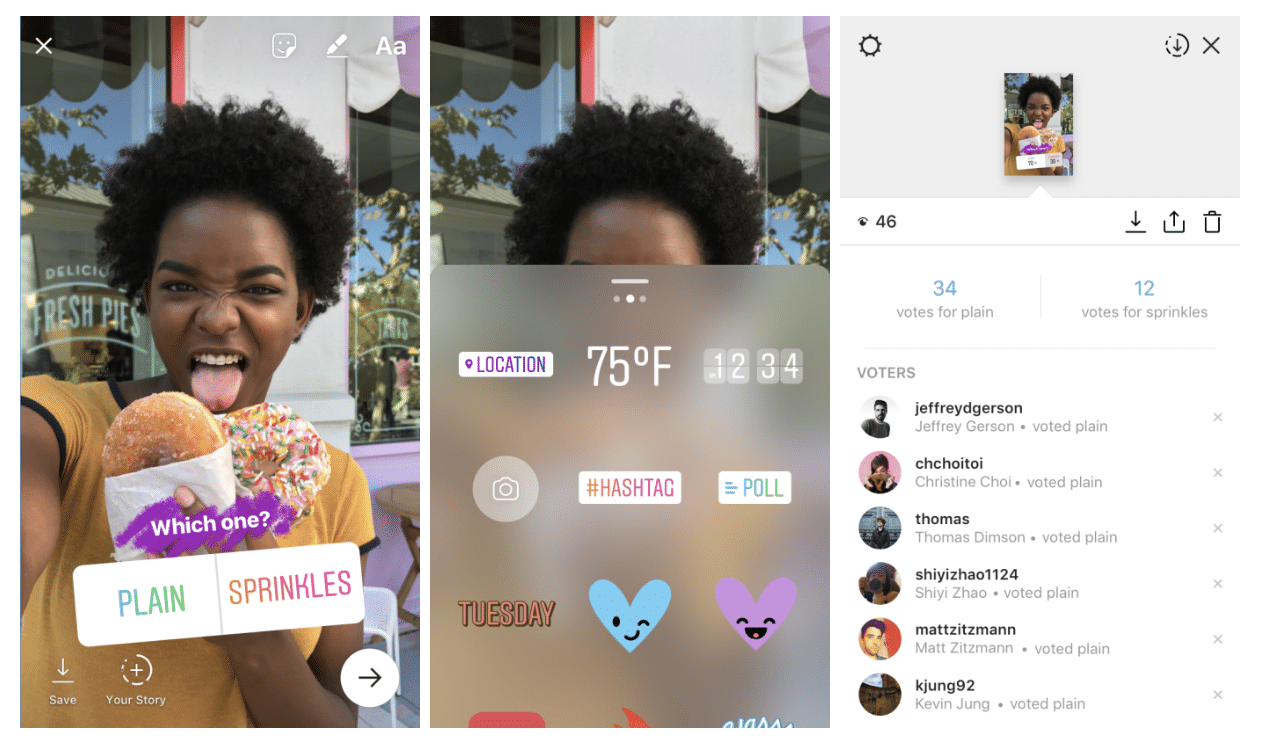 New: Instagram Poll Sticker, Color Picker, and Alignment Tool