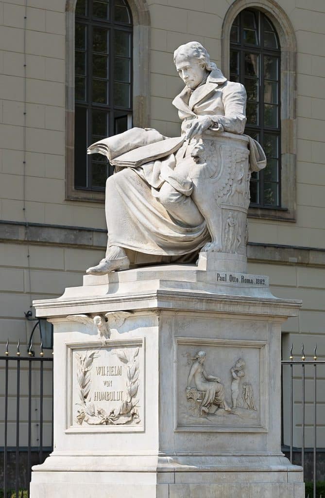 Statue of Wilhelm von Humboldt, Berlin advertising agency