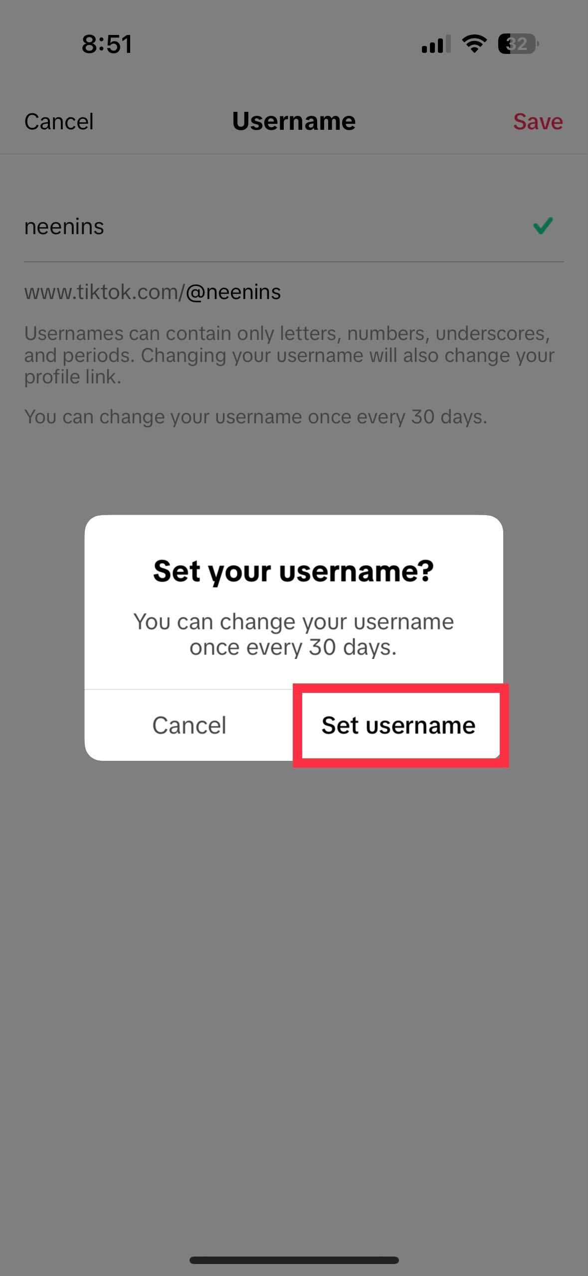 How To Change Your Username on TikTok 5